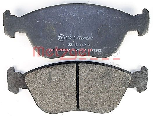 METZGER 1170282 Bremsbelagsatz, Scheibenbremse